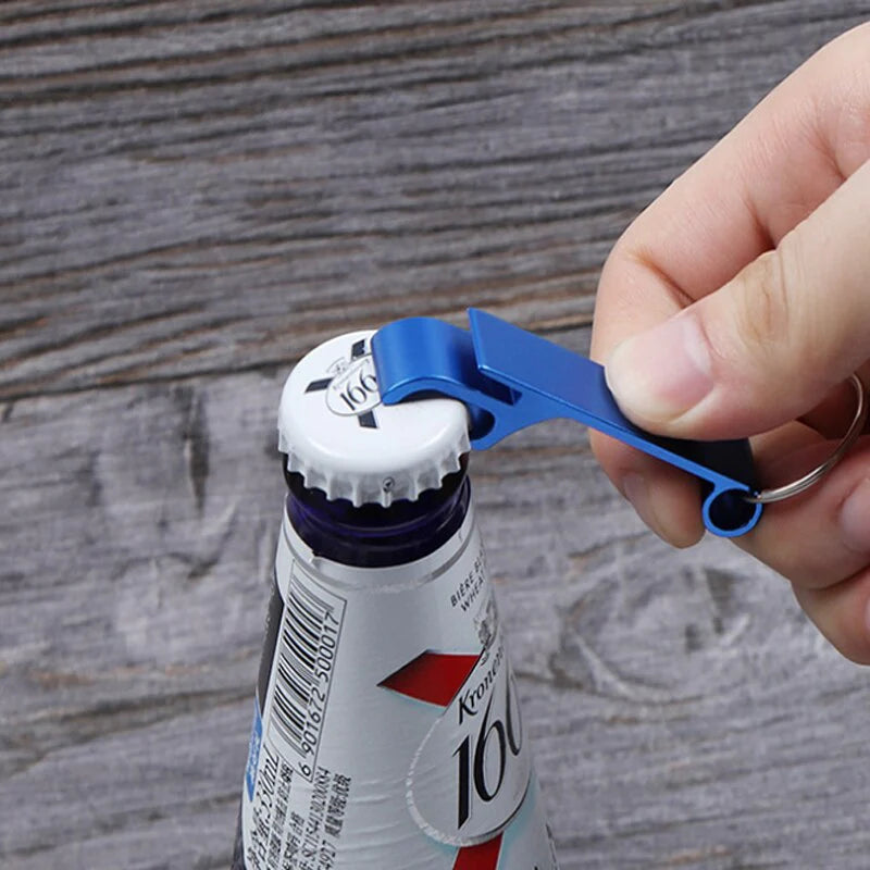 Mini Pocket Aluminum Alloy Beer Bottle Opener Keychain