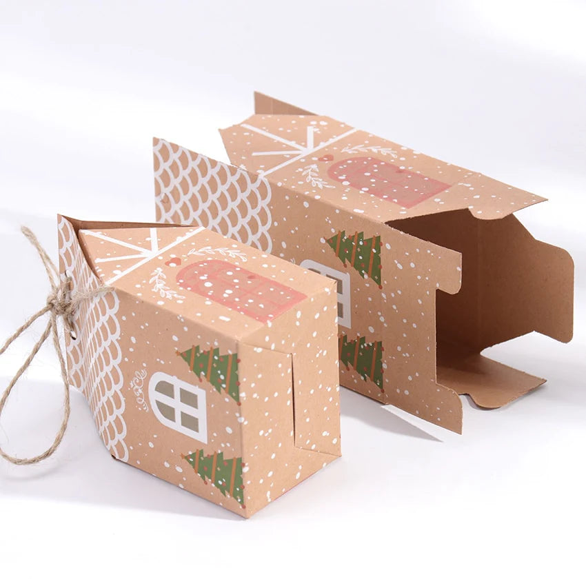 Kraft Paper House Shape With Ropes