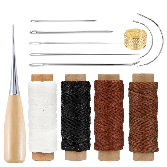 Leather Sewing Kit with Waxed Thread