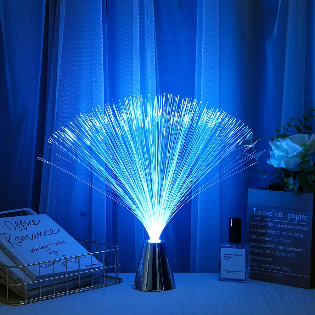 Led Optic Fiber Light, Festival Party Decor Atmosphere Night Lamp