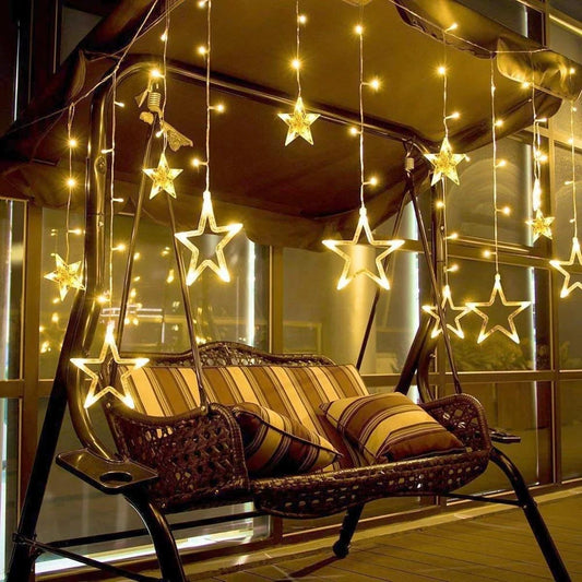 LED Star- Curtain Decoration, String Light