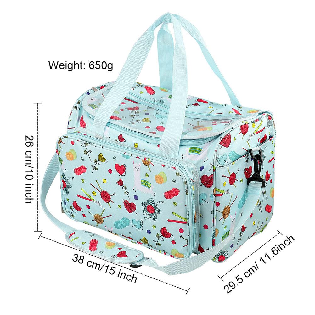 Knitting Woolen, Yarn Storage Bag With Inner Divide