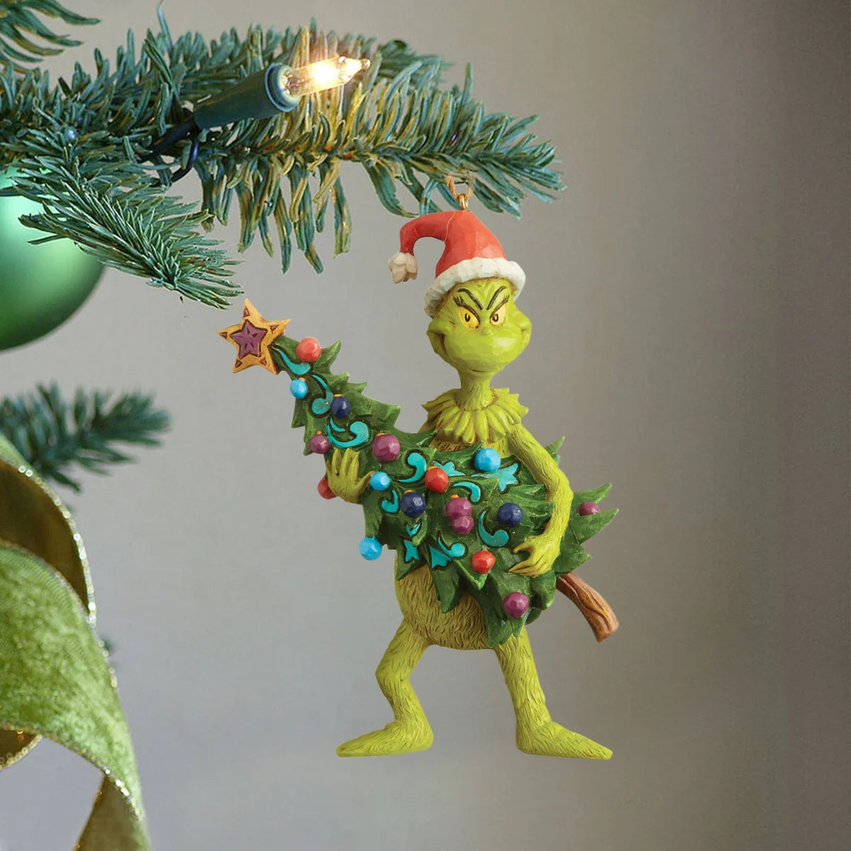 Creative Grinch Tree Christmas Decorations