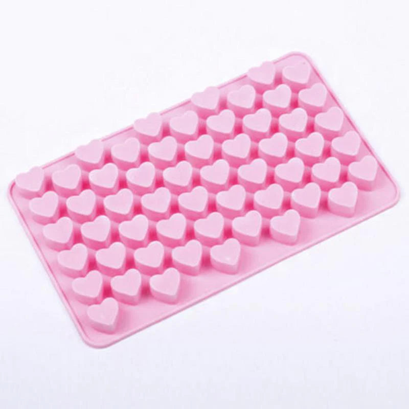 3D Silicone Diy Heart Form Chocolate Mold