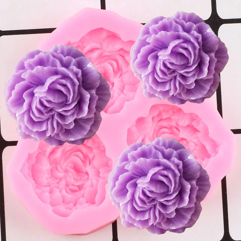 Peony Flower Silicone Molds