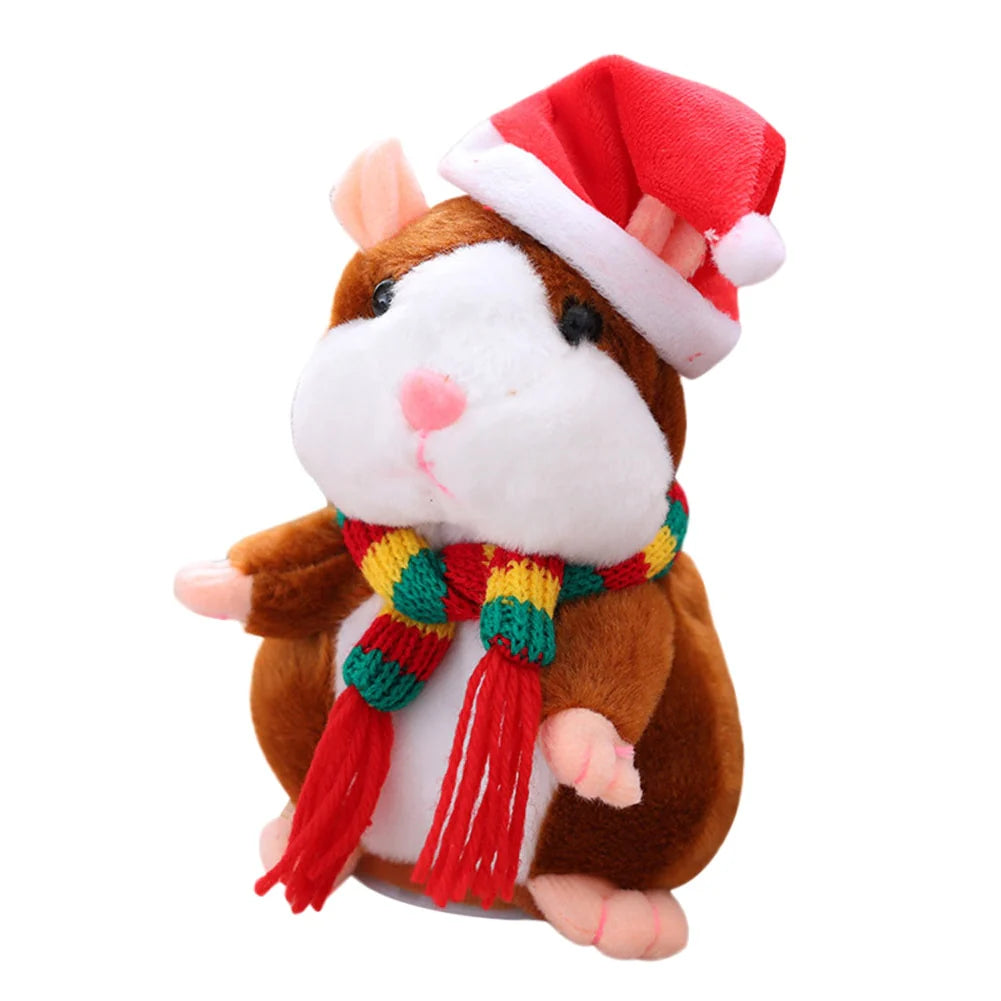 Electrical Hamster-Talking/Walking/Nodding/Sound Record Pet Plush Toy For Kids