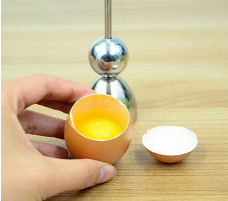 Stainless Steel- Egg Opening, Stirring Separator, Kitchen Beaters Accessories