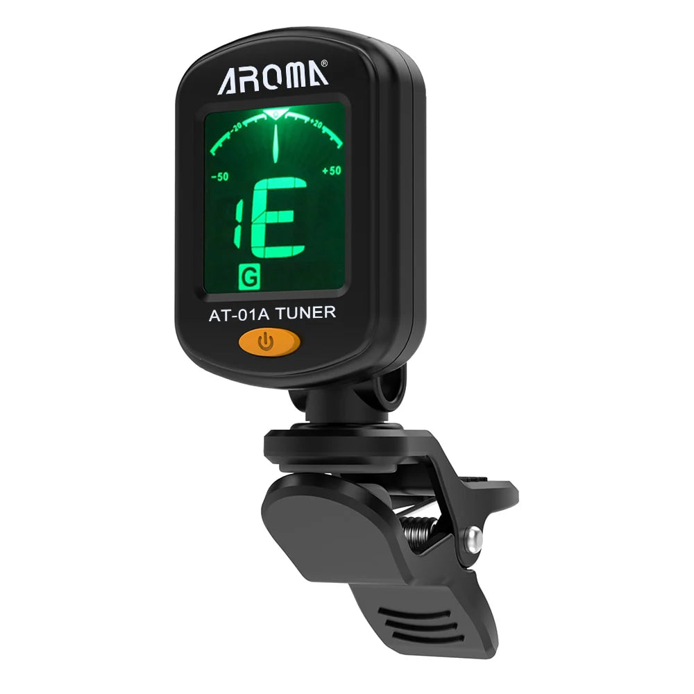 Guitar Tuner Foldable Rotatable Clip-on Tuner