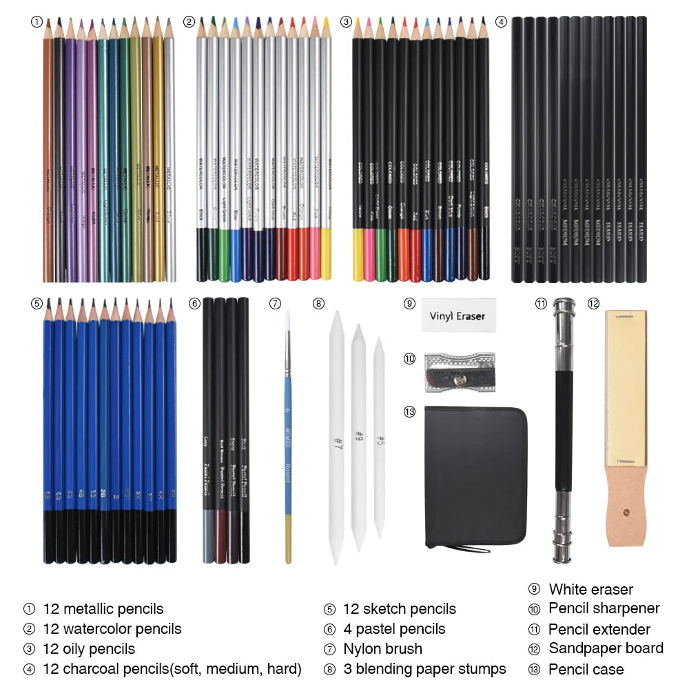 Drawing Pencil Set 50pcs