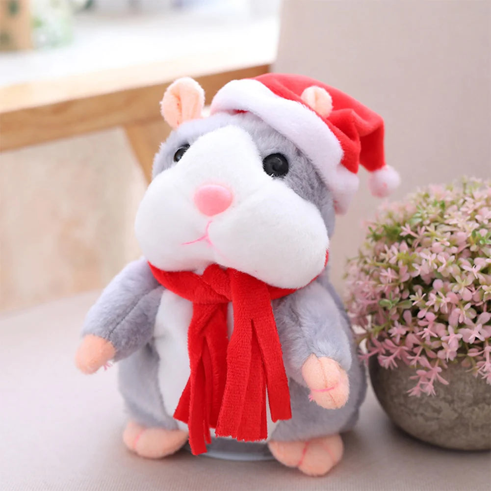 Electrical Hamster-Talking/Walking/Nodding/Sound Record Pet Plush Toy For Kids