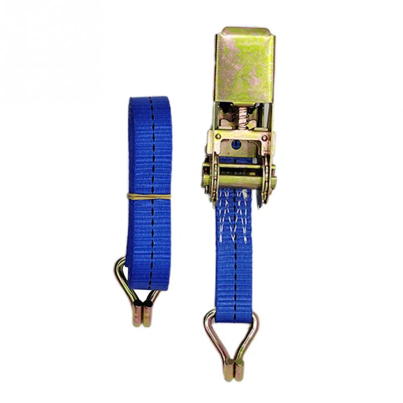 Lorry Lashing Polyester Ratchet Belt, Weaving Durable For Car / Motorcycle