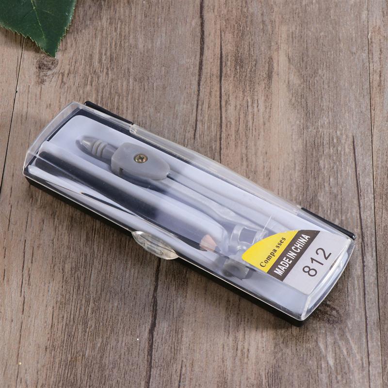 For Math Drafting Geometry Precision Compass With Pencil Holder