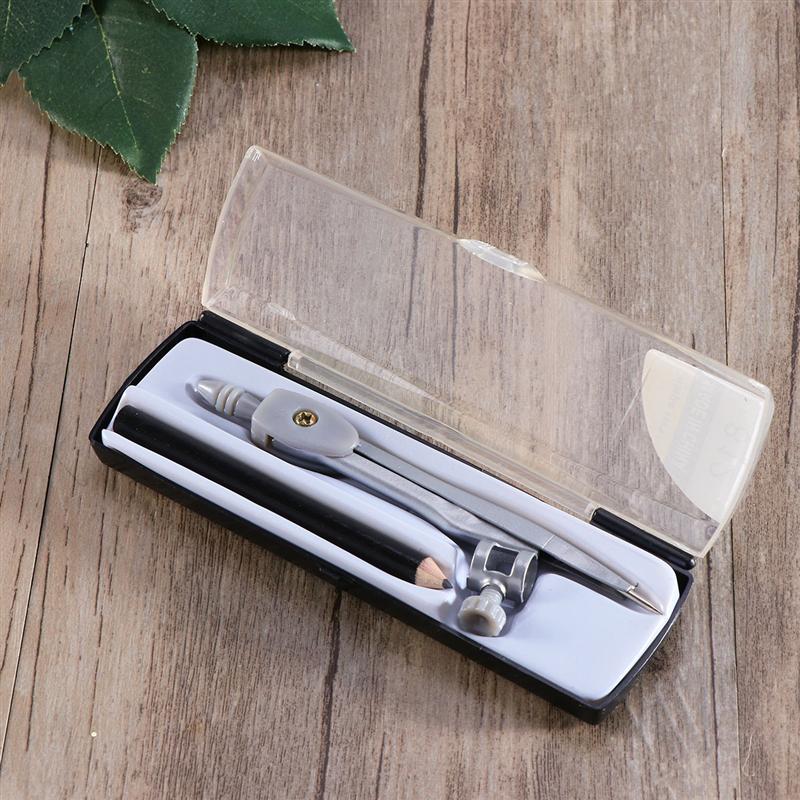 For Math Drafting Geometry Precision Compass With Pencil Holder