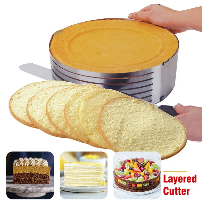 6 Layers Adjustable Cake Cutter Slicer