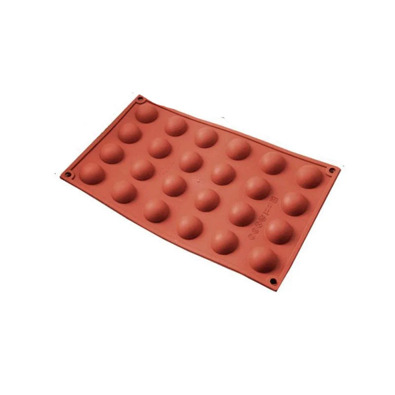 Holes Big Semi Sphere Chocolate Mold Silicone