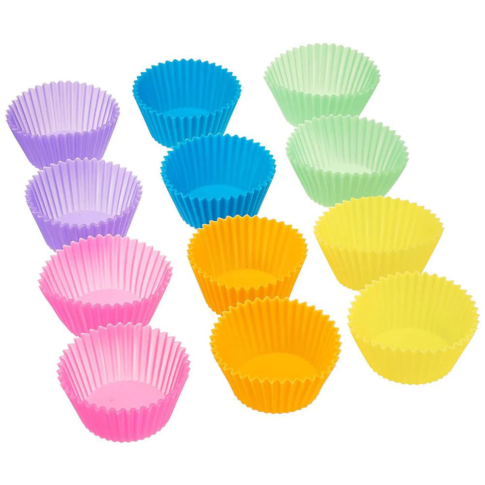 Silicone Round-Shaped Muffin, Cupcake Baking Maker, Cake Decorating Tools