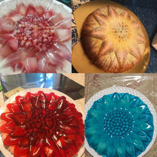 Silicone Non-stick Sunflower Design Baking Molds