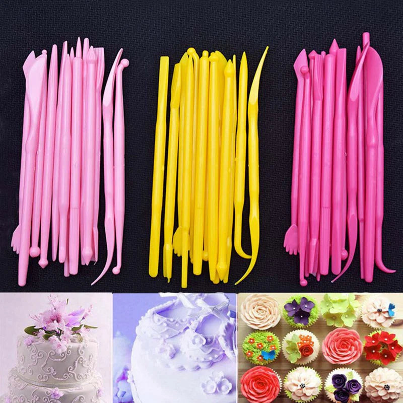 Plastic Clay Sculpting Cake Decorating Tools Set