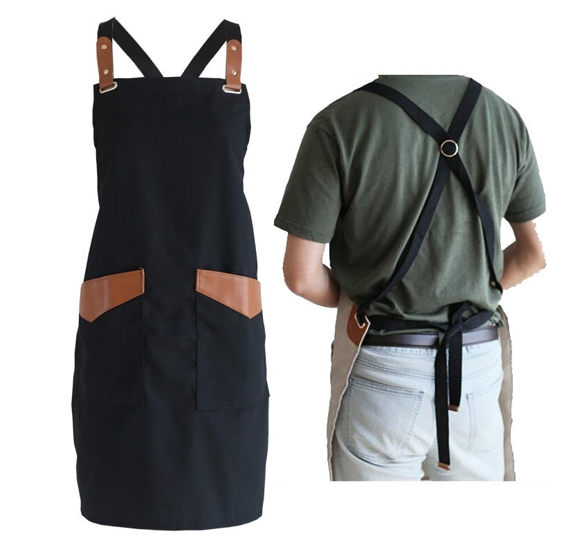 Adjustable Cooking Kitchen Aprons With Tool Pockets