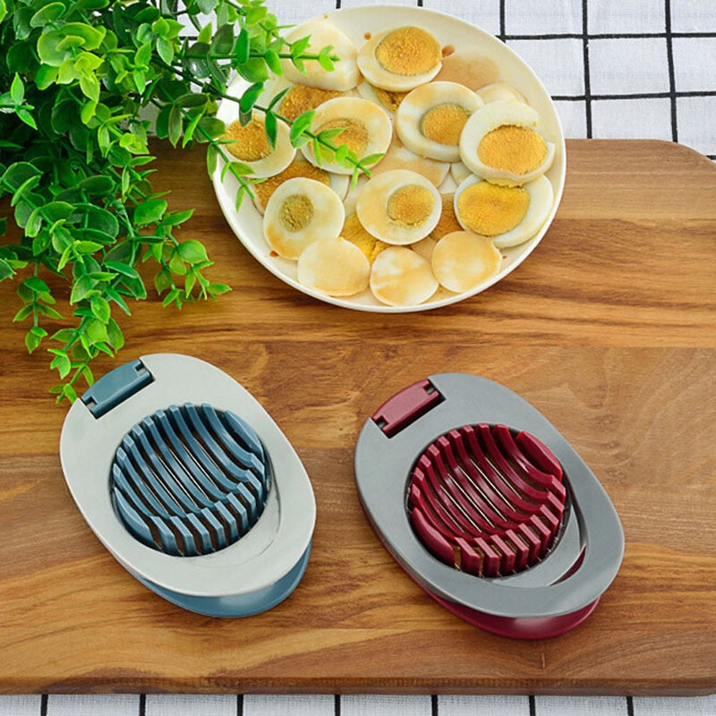 Multifunction Plastic Egg Slicers Section Cutter Divider