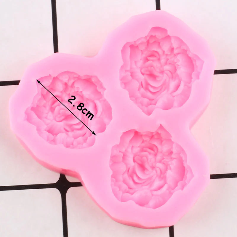 Peony Flower Silicone Molds