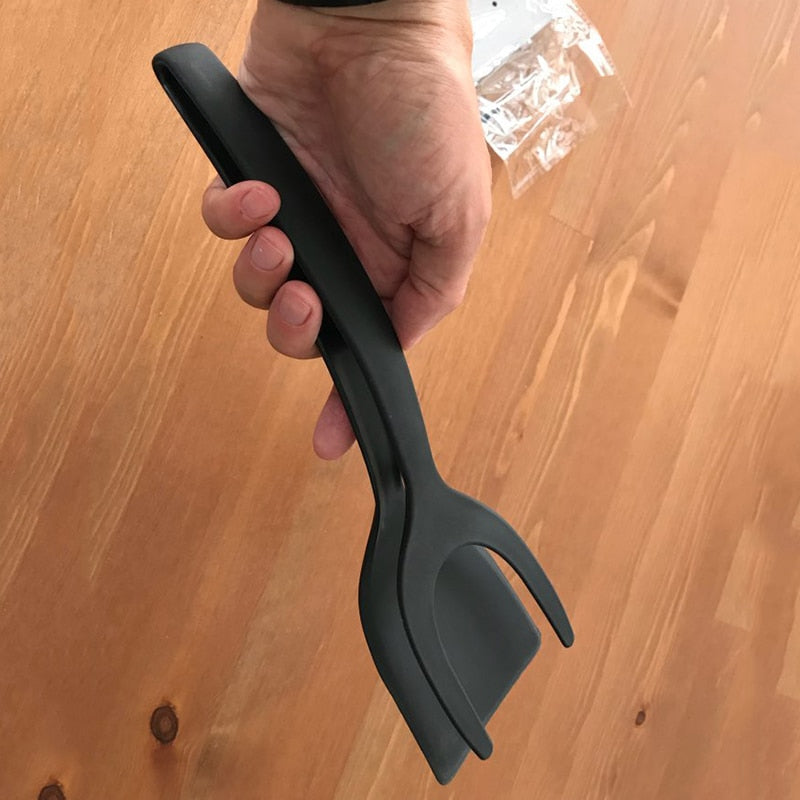 2 in 1 Non-Stick, Grip And Flip Spatula Cooking Utensils - Kitchen Accessories