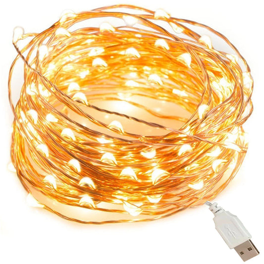 LED USB Waterproof Copper Wire Garland Fairy Light