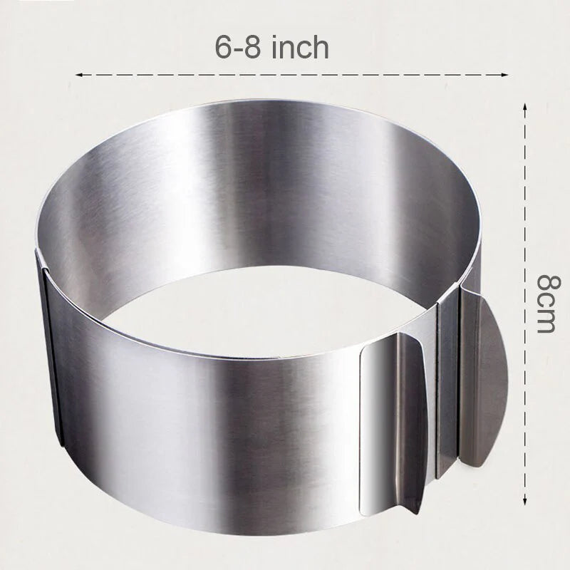 Round & Square Stainless Steel Mousse Cake Rings