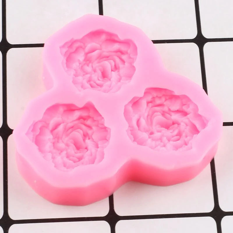 Peony Flower Silicone Molds