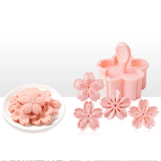 Cutter Pink Cherry Blossom Flower Charm DIY Floral Mold