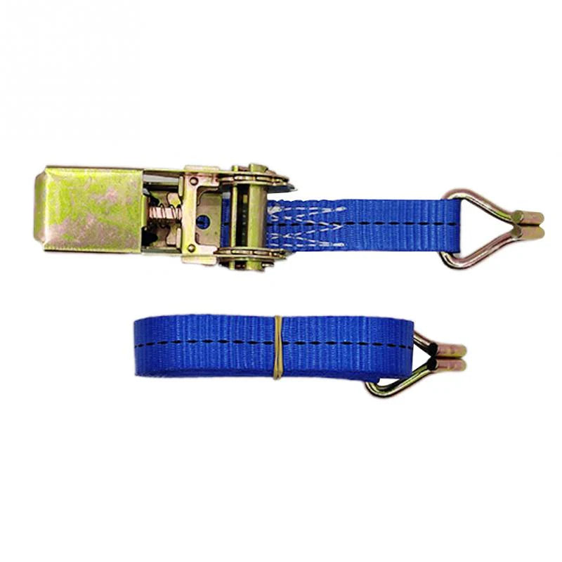 Lorry Lashing Polyester Ratchet Belt, Weaving Durable For Car / Motorcycle