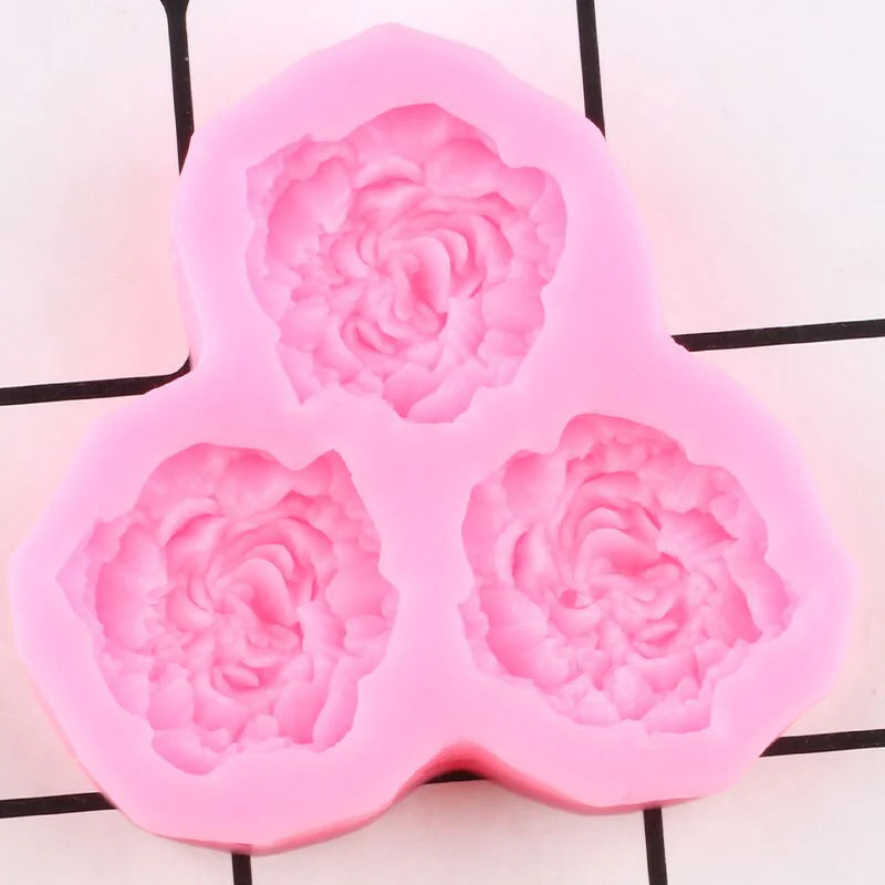 Peony Flower Silicone Molds