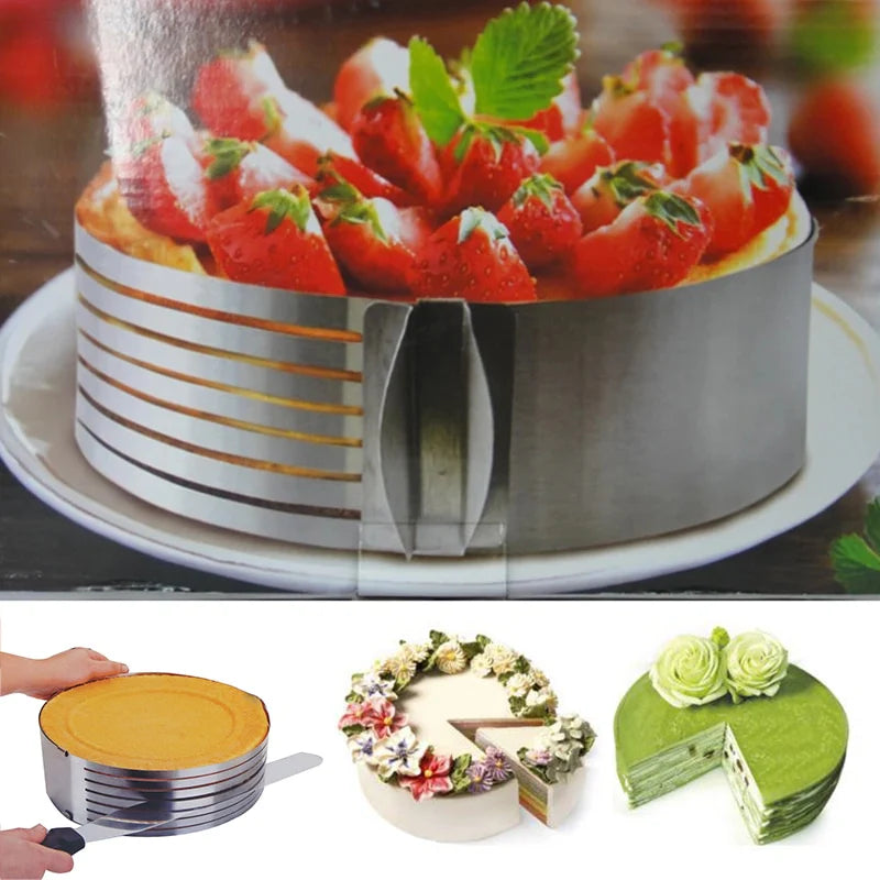 6 Layers Adjustable Cake Cutter Slicer