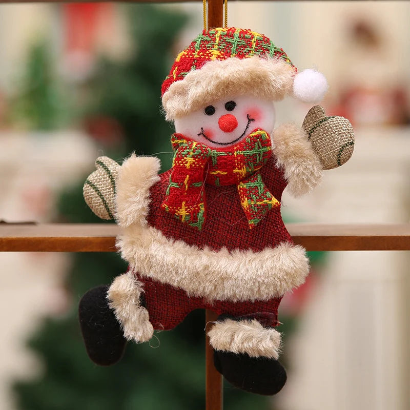 Snowman Tree Pendant Doll Hang Decoration