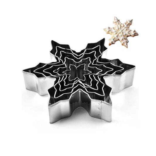 Stainless Steel Snowflake Design Cookie Cutters-Baking Tools