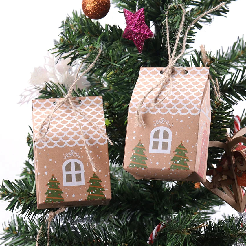 Kraft Paper House Shape With Ropes