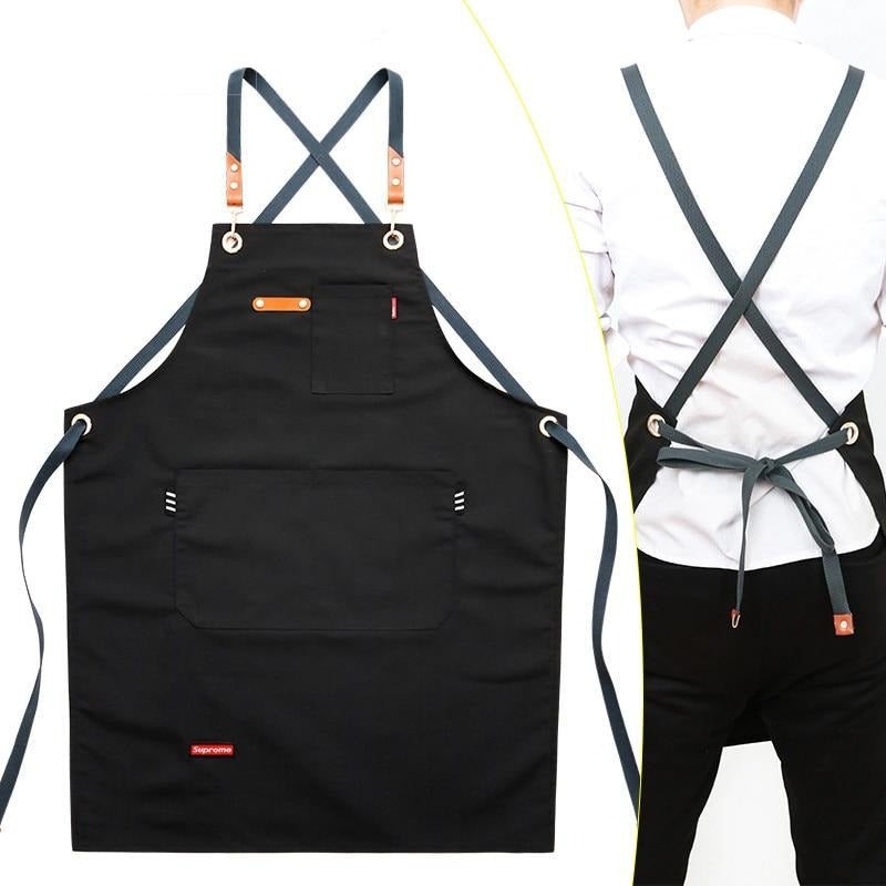 Adjustable Cooking Kitchen Aprons With Tool Pockets