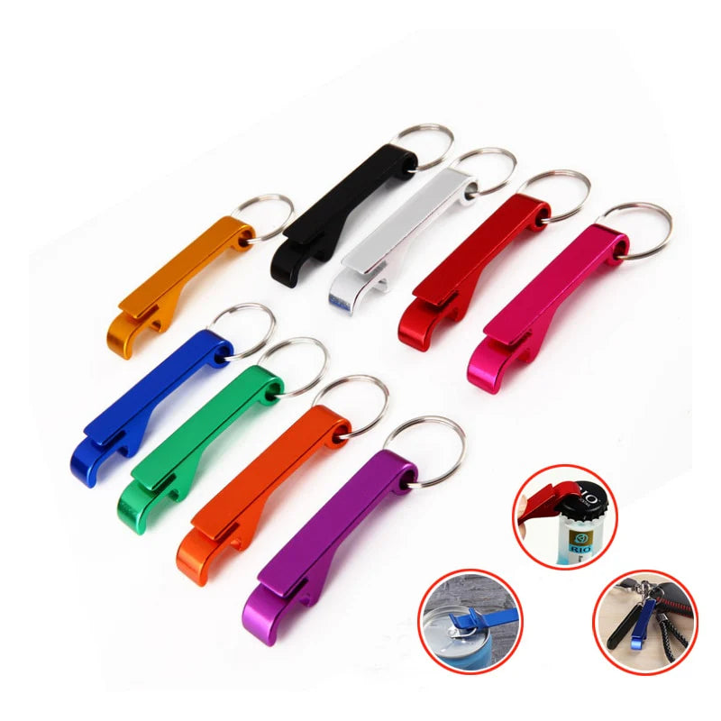 Mini Pocket Aluminum Alloy Beer Bottle Opener Keychain