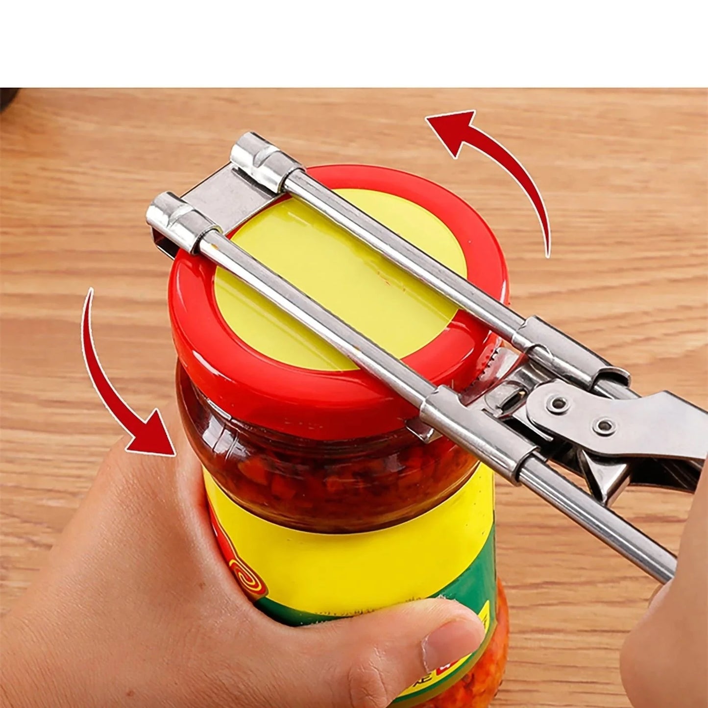 Adjustable Multi Function Bottle Cap Opener