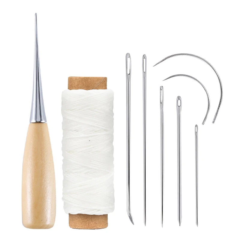 Leather Sewing Kit with Waxed Thread