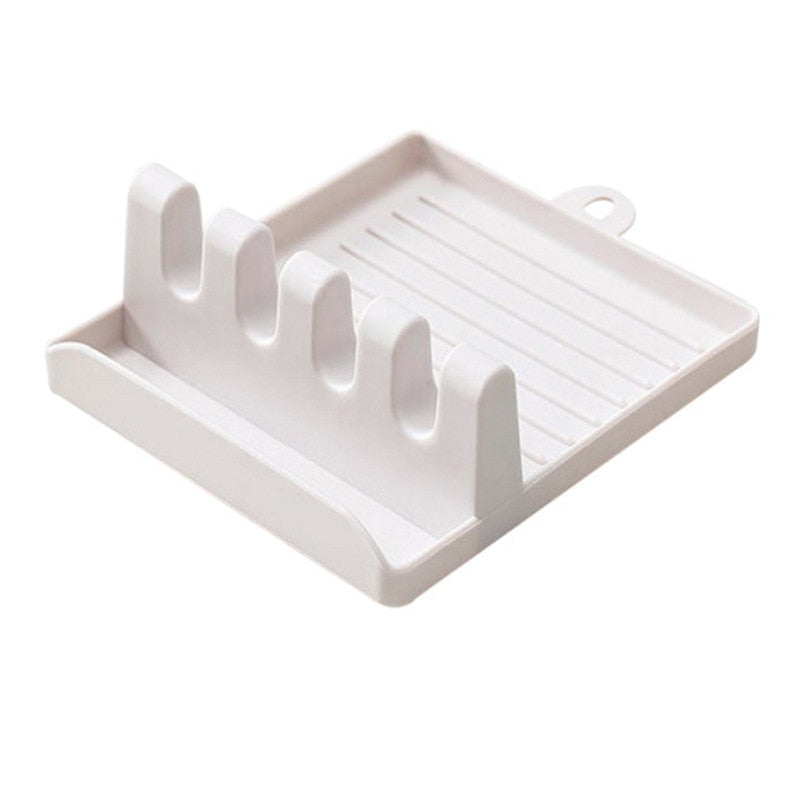 Hot Cooking Utensil Rest - Kitchen Organizer and Storage with Drip Pad