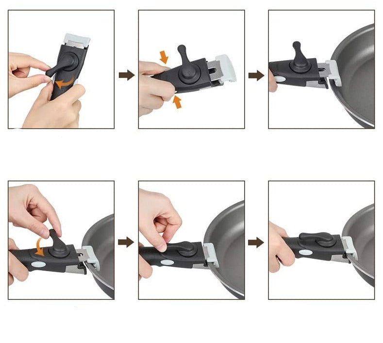 Anti-Scalding Clip Hand Grip for Kitchen Cooking Bowl