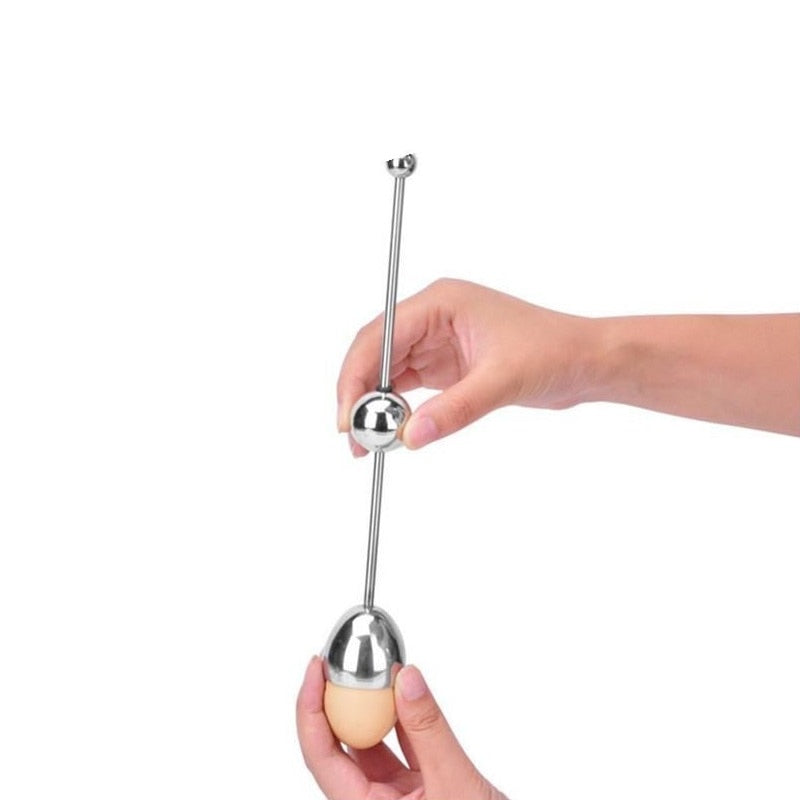 Stainless Steel- Egg Opening, Stirring Separator, Kitchen Beaters Accessories