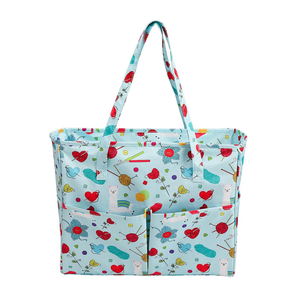Knitting Woolen, Yarn Storage Bag With Inner Divide