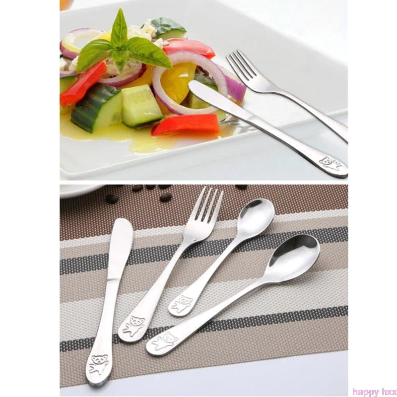 Food Feeding Fork Knife