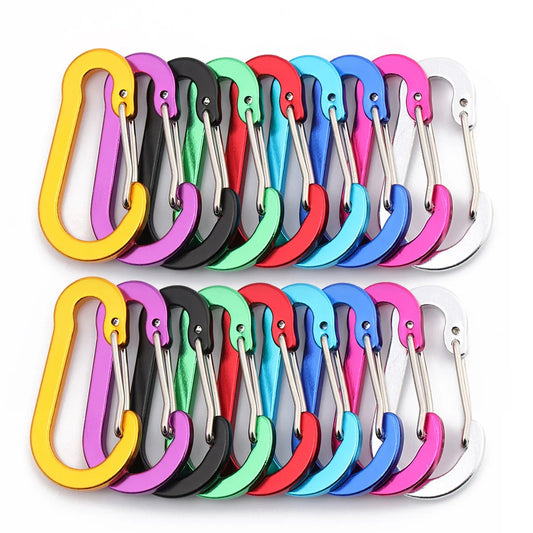 Carabiner Backpack, Climbing Fishing-Hook, Keychain Lock, Buckle Clip Tools