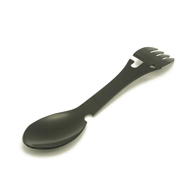 Outdoor Camping Stainless Steel Multi Function Spoon Fork