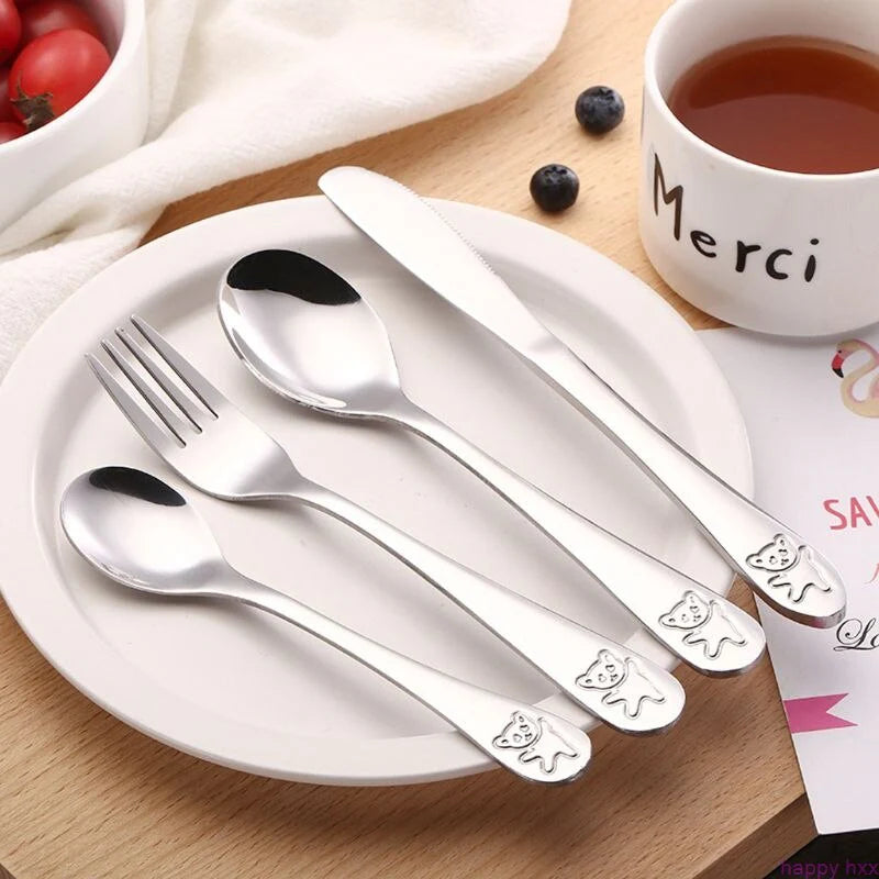 Food Feeding Fork Knife