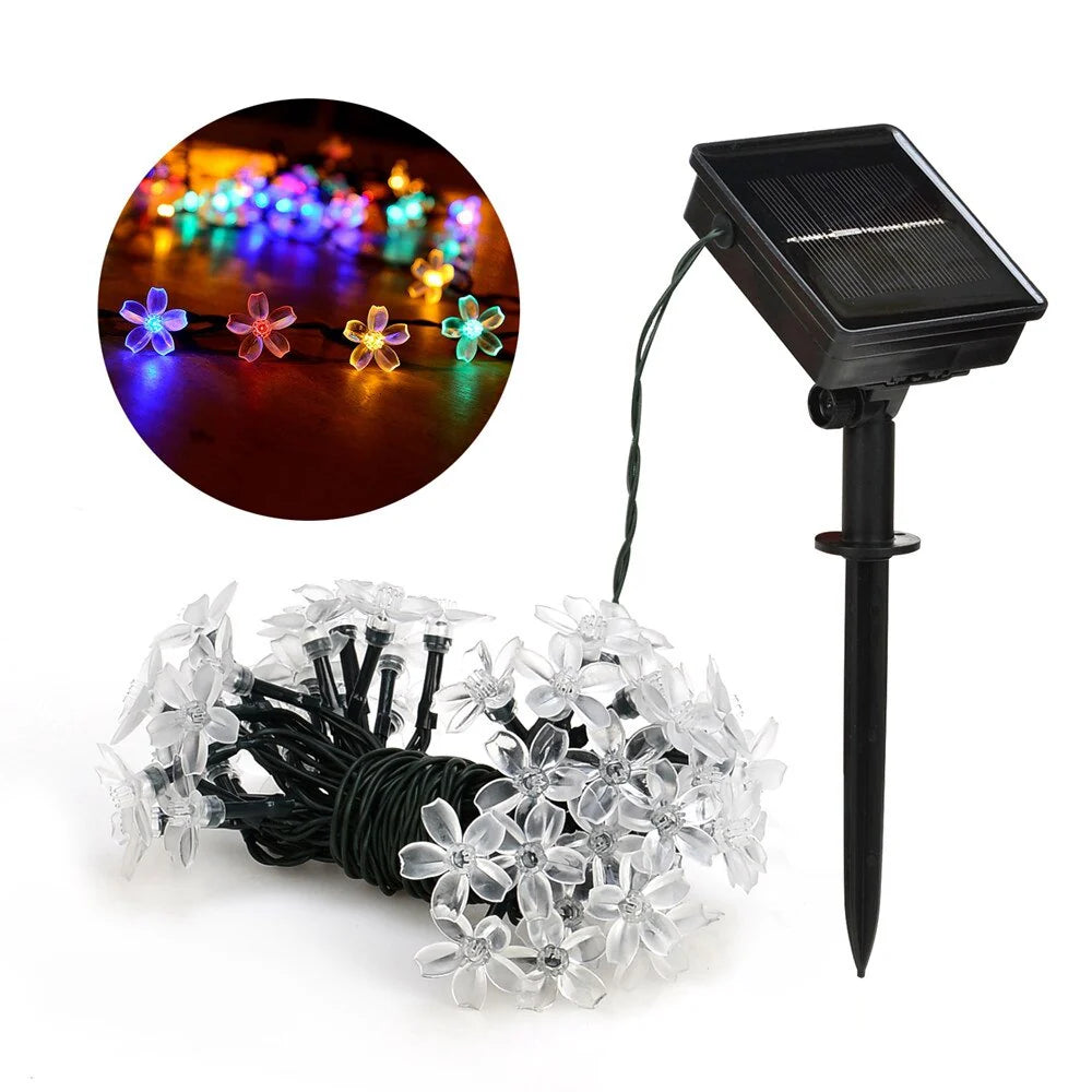 Outdoor Solar String Christmas Lights