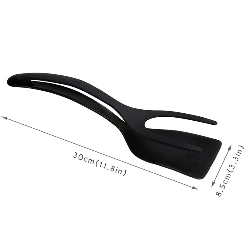 2 in 1 Non-Stick, Grip And Flip Spatula Cooking Utensils - Kitchen Accessories